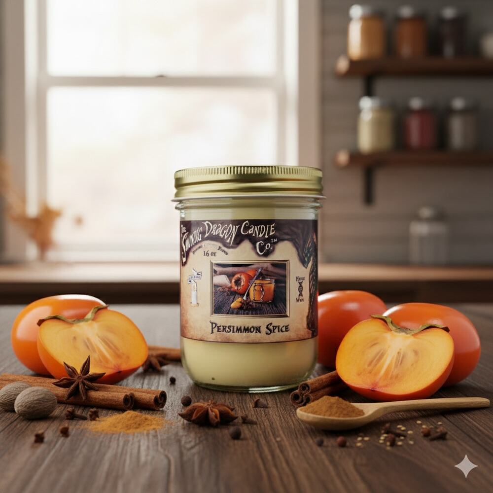 Persimmon Spice - 16 oz Coconut Wax Candles